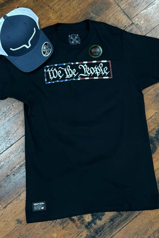 We The People Tee by Howitzer Black-Men's Graphic Tee-Howitzer-Gallop 'n Glitz- Women's Western Wear Boutique, Located in Grants Pass, Oregon