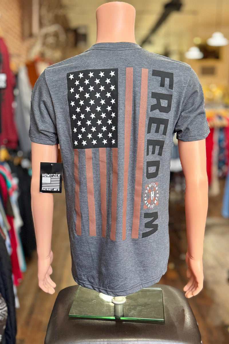 Mens FREEDOM S/S Tee by Howitzer-Men's Graphic Tee-Howitzer-Gallop 'n Glitz- Women's Western Wear Boutique, Located in Grants Pass, Oregon