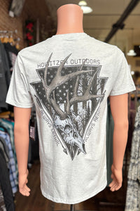 Mens OUTDOORS S/S Tee by Howitzer-Men's Graphic Tee-Howitzer-Gallop 'n Glitz- Women's Western Wear Boutique, Located in Grants Pass, Oregon