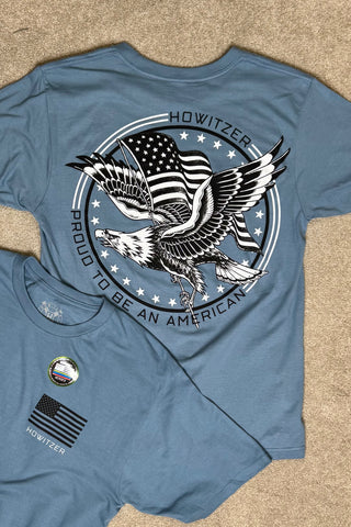 Mens PROUD S/S Tee by Howitzer-Men's Graphic Tee-Howitzer-Gallop 'n Glitz- Women's Western Wear Boutique, Located in Grants Pass, Oregon