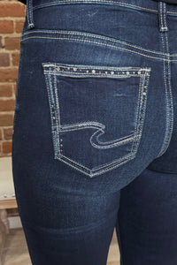 Elyse Mid Rise Slim Bootcut Luxe Stretch Jeans by Silver-Bootcut-Silver Jeans-Gallop 'n Glitz- Women's Western Wear Boutique, Located in Grants Pass, Oregon