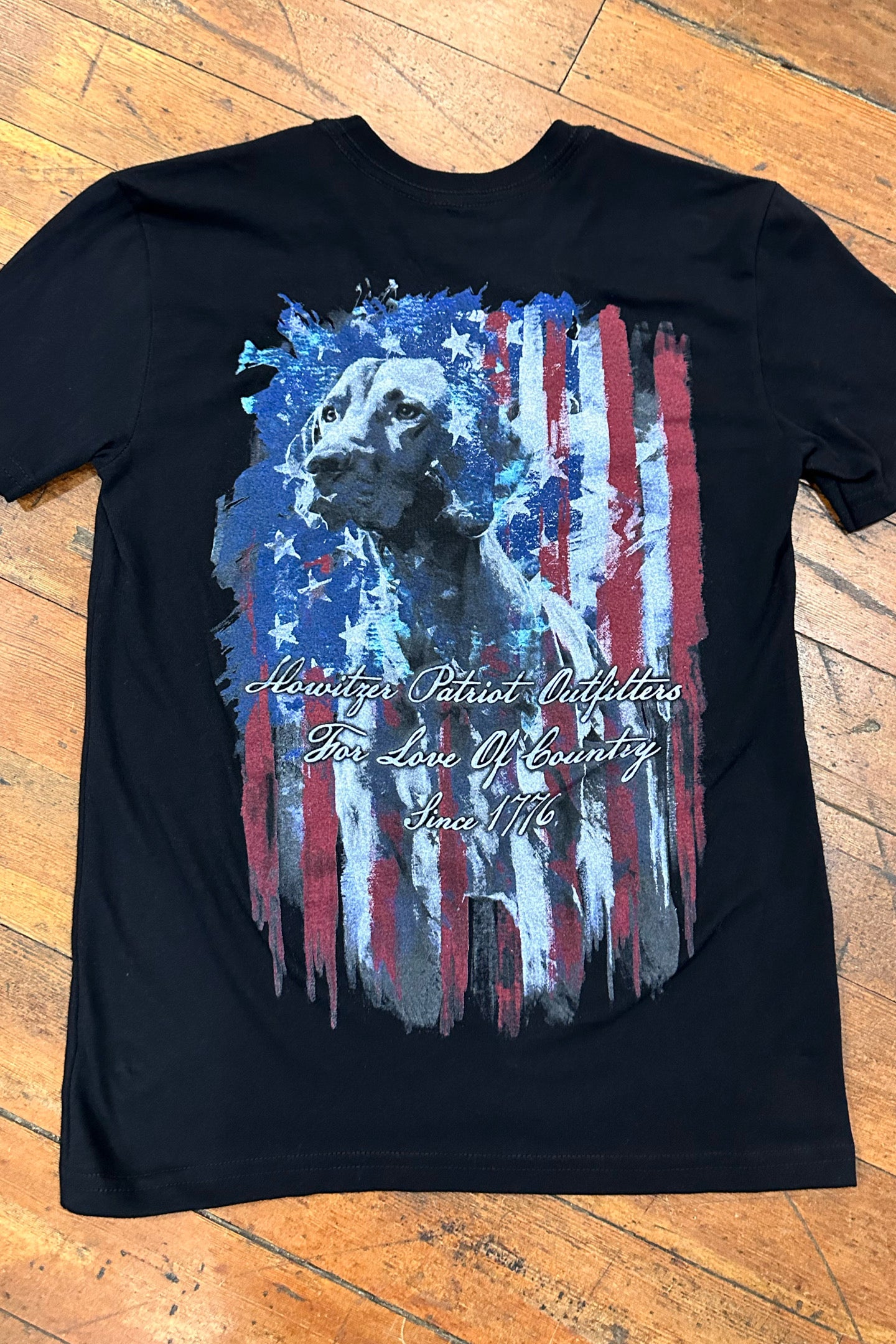 Youth Patriotic Flag/Dog Tee by Howitzer-Kids-Howitzer-Gallop 'n Glitz- Women's Western Wear Boutique, Located in Grants Pass, Oregon