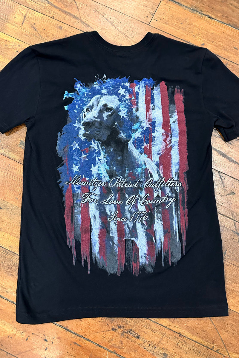 Youth Patriotic Flag/Dog Tee by Howitzer-Kids-Howitzer-Gallop 'n Glitz- Women's Western Wear Boutique, Located in Grants Pass, Oregon