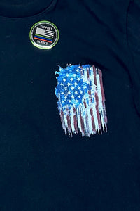 Youth Patriotic Flag/Dog Tee by Howitzer-Kids-Howitzer-Gallop 'n Glitz- Women's Western Wear Boutique, Located in Grants Pass, Oregon