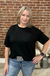 Casual Upgrade Luxe Knit Tee-top-jess lea-Gallop 'n Glitz- Women's Western Wear Boutique, Located in Grants Pass, Oregon