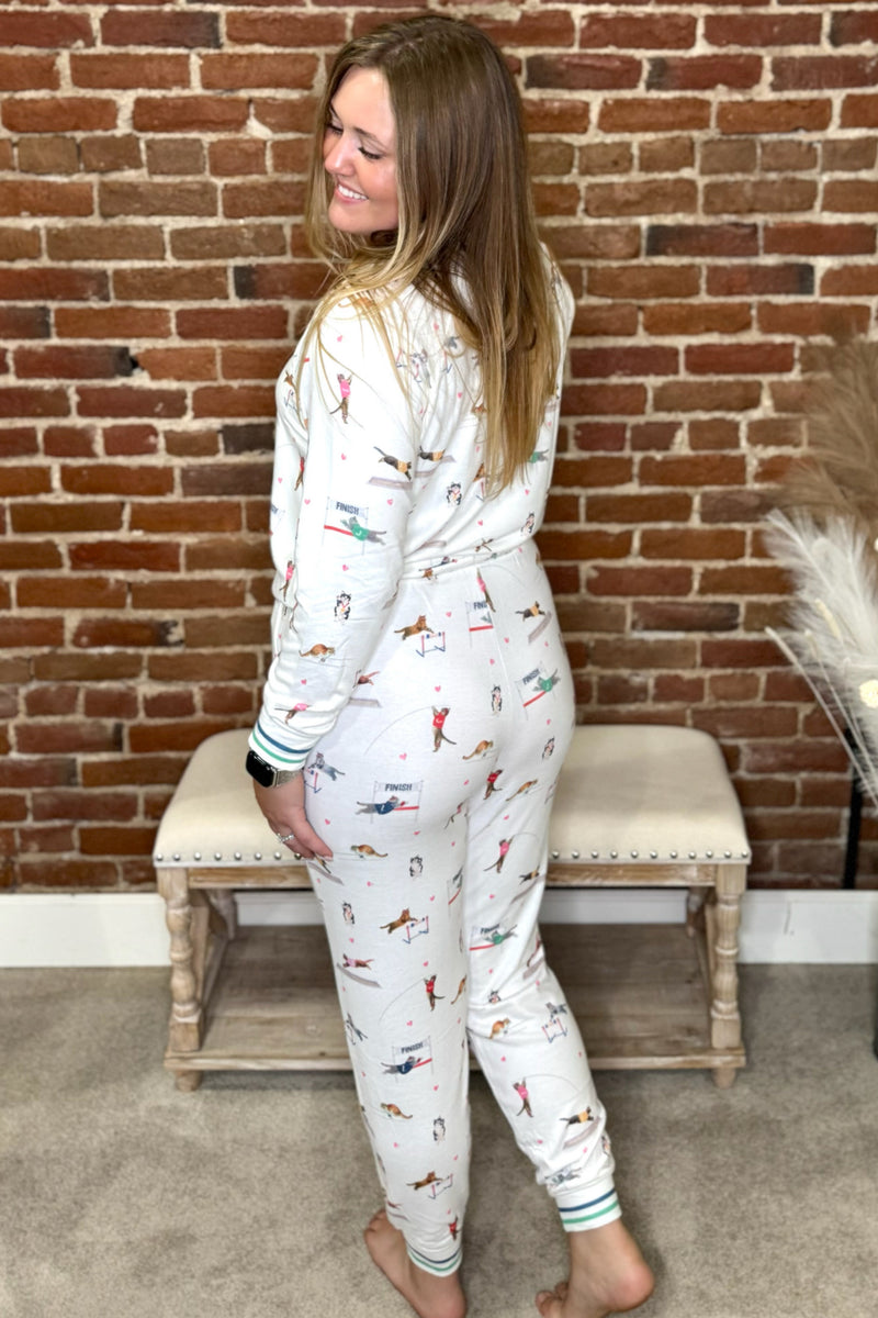 Catletics Long Sleeve Top by PJ Salavge-Pajamas-PJ Salvage-Gallop 'n Glitz- Women's Western Wear Boutique, Located in Grants Pass, Oregon