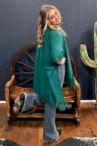 Charlie Fringe Kimono-Cardigan-Texas True-Gallop 'n Glitz- Women's Western Wear Boutique, Located in Grants Pass, Oregon