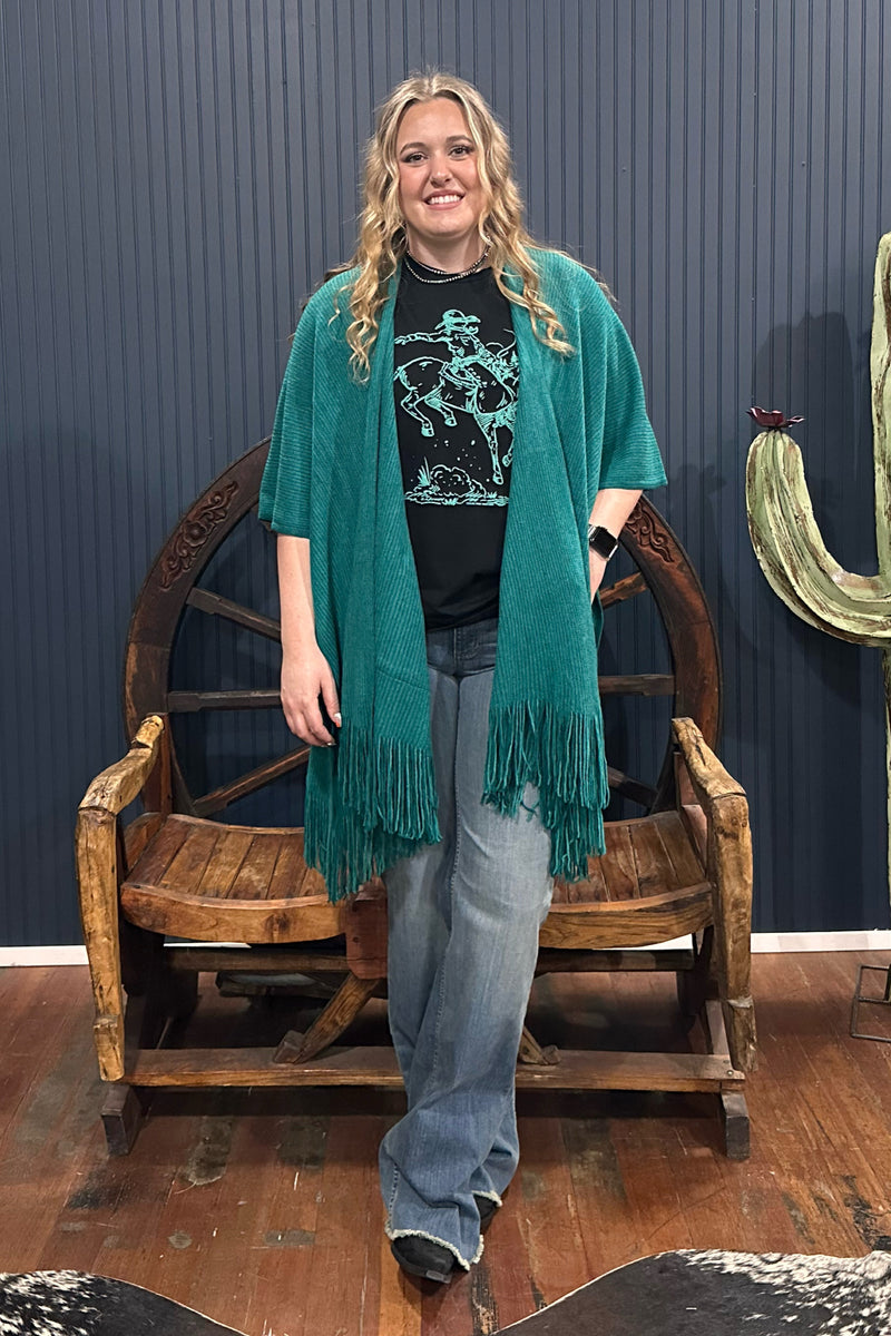 Charlie Fringe Kimono-Cardigan-Texas True-Gallop 'n Glitz- Women's Western Wear Boutique, Located in Grants Pass, Oregon