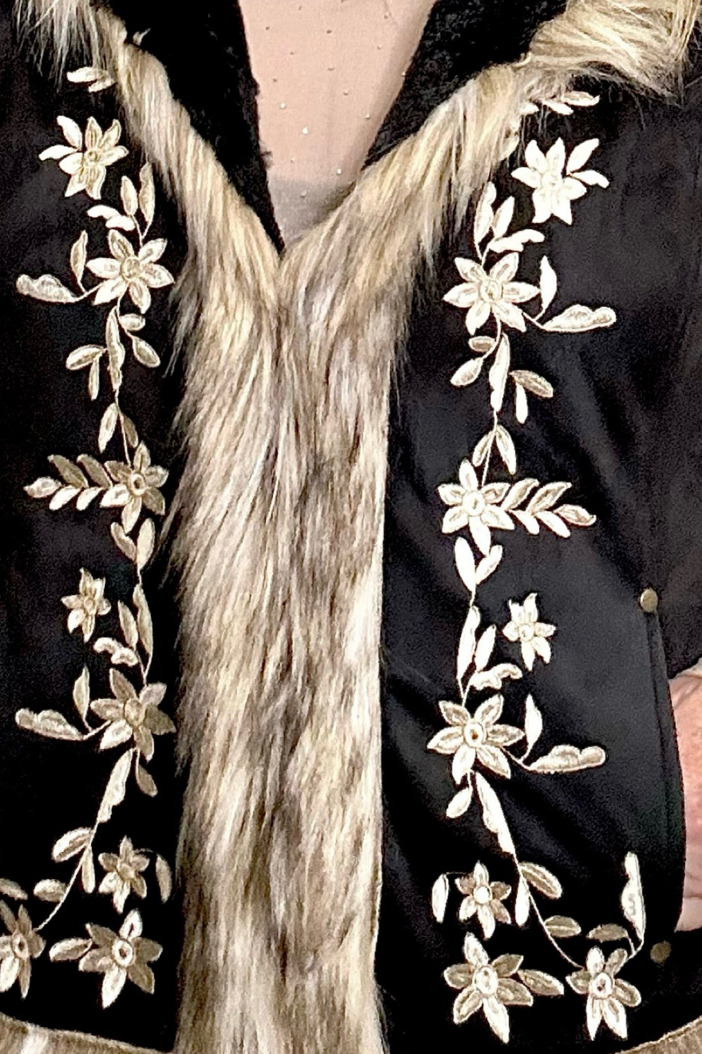 The Chateau Faux Suede Vest with Fur Collar-Vest-Tasha Polizzi-Gallop 'n Glitz- Women's Western Wear Boutique, Located in Grants Pass, Oregon