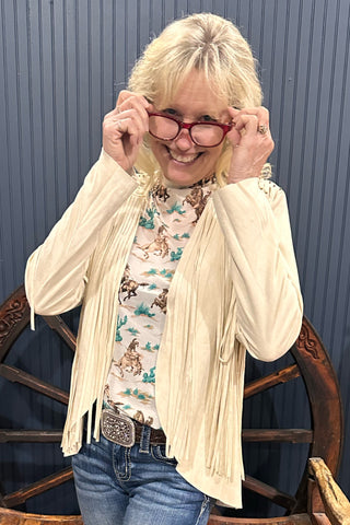 Chisholm Trail Mesh Top-Mesh Top-Sterling Kreek-Gallop 'n Glitz- Women's Western Wear Boutique, Located in Grants Pass, Oregon