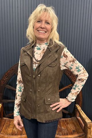 Chisholm Trail Mesh Top-Mesh Top-Sterling Kreek-Gallop 'n Glitz- Women's Western Wear Boutique, Located in Grants Pass, Oregon