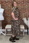 Leopard Print Button up Maxi Dress-Dress-ee:some-Gallop 'n Glitz- Women's Western Wear Boutique, Located in Grants Pass, Oregon