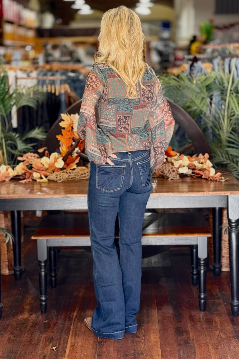 Dojo Flare Leg Trouser Jeans by 7 For All Mankind-Flare-7 for all mankind-Gallop 'n Glitz- Women's Western Wear Boutique, Located in Grants Pass, Oregon