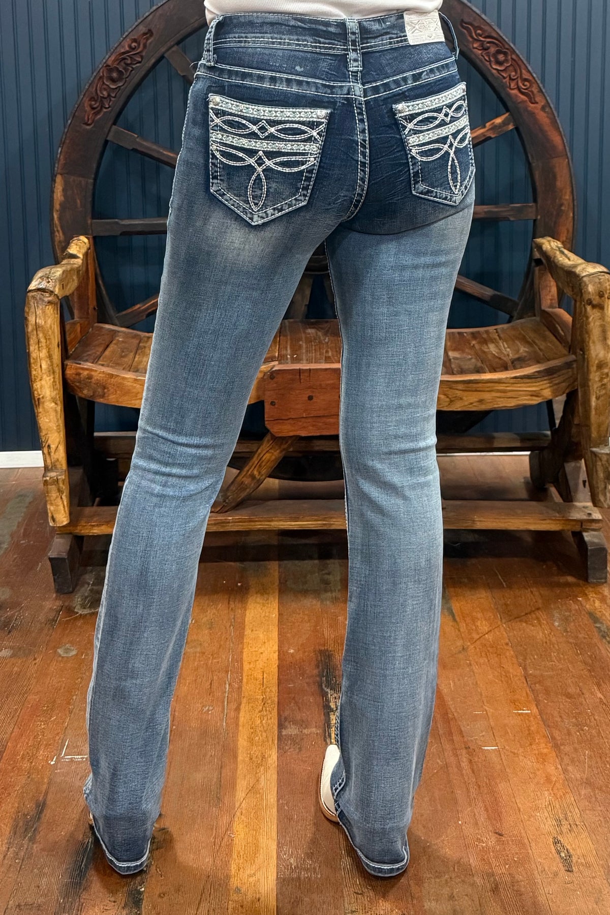 Boot Stitch Easy Fit Bootcut Jeans by Grace in LA-Bootcut-Grace in LA-Gallop 'n Glitz- Women's Western Wear Boutique, Located in Grants Pass, Oregon