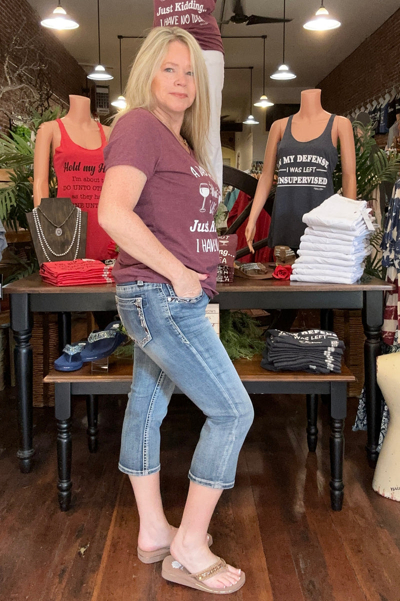 Grace in LA Easy Fit Capri-Capri-Grace in LA-Gallop 'n Glitz- Women's Western Wear Boutique, Located in Grants Pass, Oregon