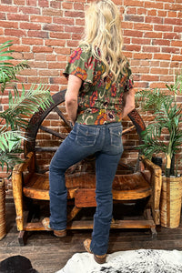 Elyse Comfort Fit Mid Rise Slim Boot Cut Jean-Bootcut-Silver Jeans-Gallop 'n Glitz- Women's Western Wear Boutique, Located in Grants Pass, Oregon