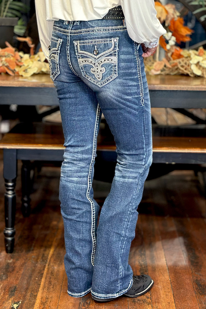 Rock Revival "ESTHER" Bootcut Jean-Bootcut-Rock Revival-Gallop 'n Glitz- Women's Western Wear Boutique, Located in Grants Pass, Oregon