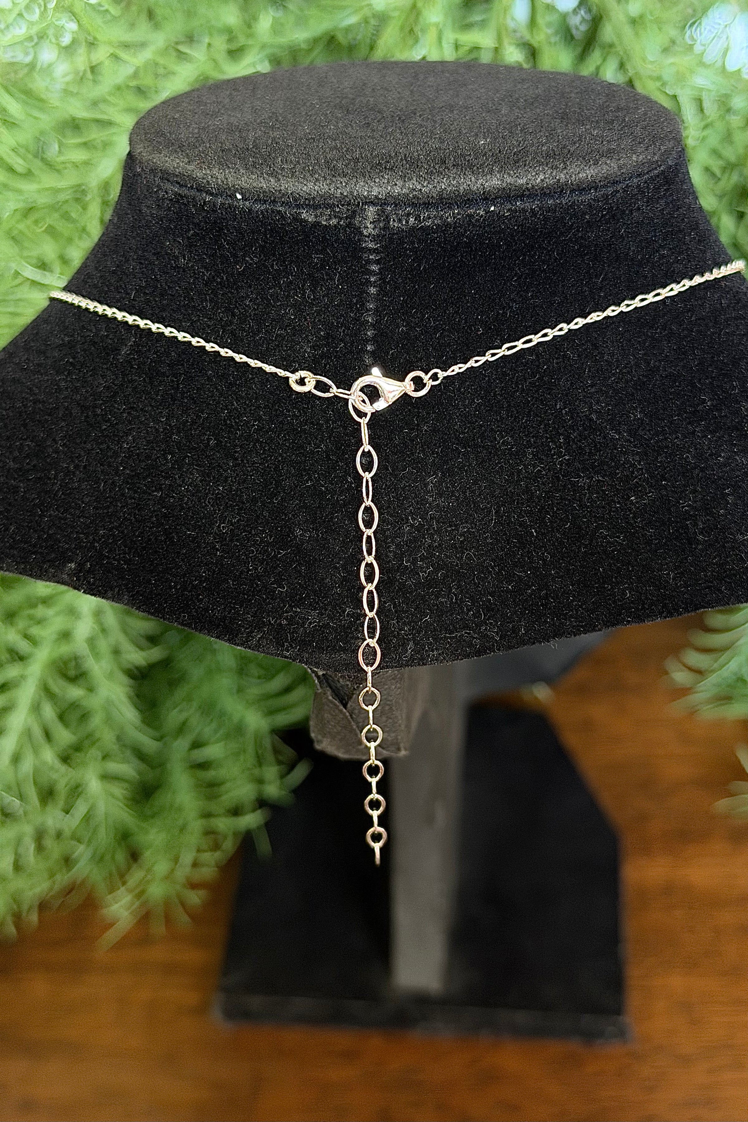 Sterling Silver Floral Stamped Bar Necklace-Jewelry-BOHO SOL-Gallop 'n Glitz- Women's Western Wear Boutique, Located in Grants Pass, Oregon