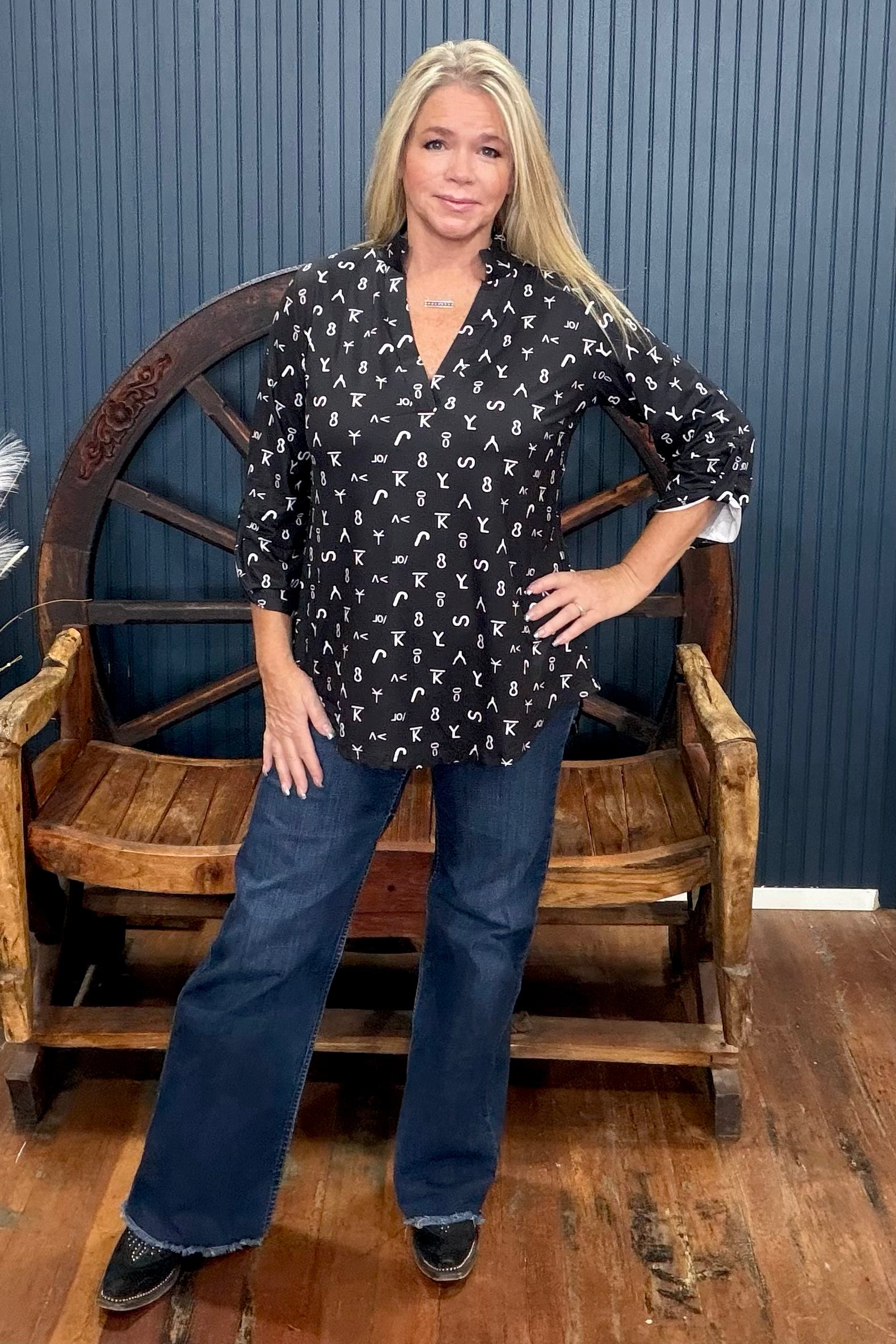 Forever Branded Top-Top-Sterling Kreek-Gallop 'n Glitz- Women's Western Wear Boutique, Located in Grants Pass, Oregon