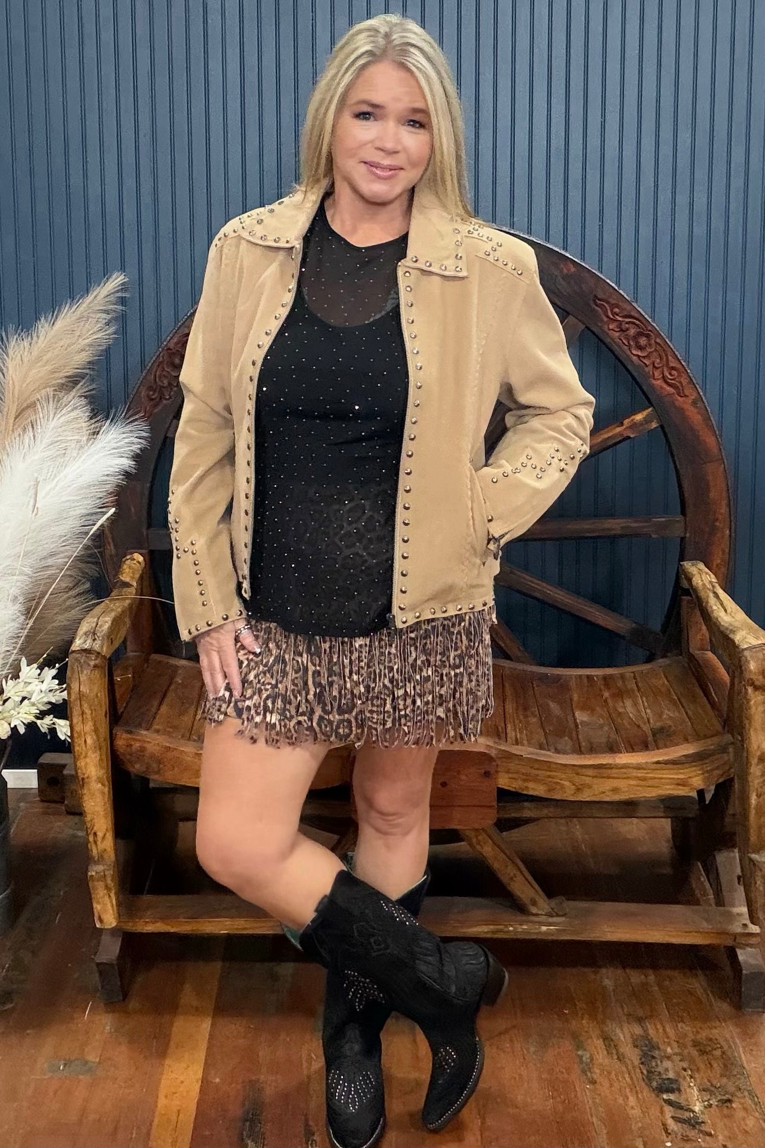 Fort Worth Fringe Skirt