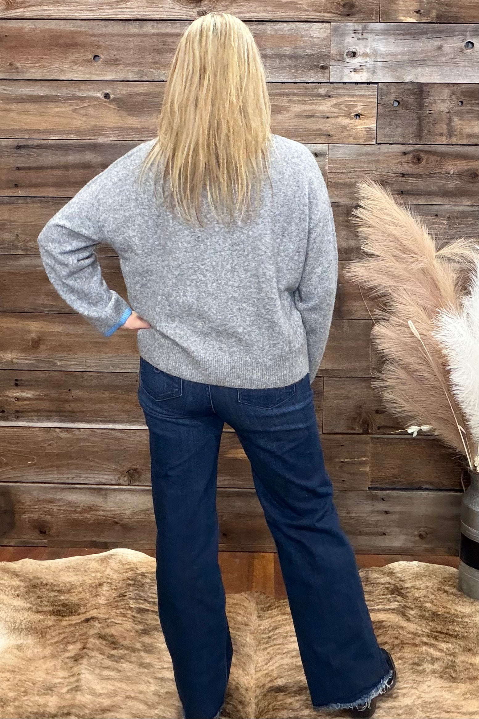 French Bulldog Sweater by PJ Salvage-top-PJ Salvage-Gallop 'n Glitz- Women's Western Wear Boutique, Located in Grants Pass, Oregon