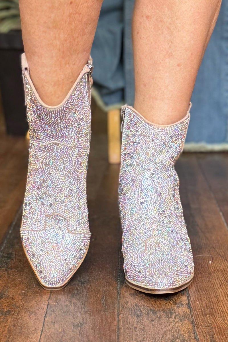 Front Row Rhinestone Short Boot by Corkys-Women's Boot-Corkys-Gallop 'n Glitz- Women's Western Wear Boutique, Located in Grants Pass, Oregon