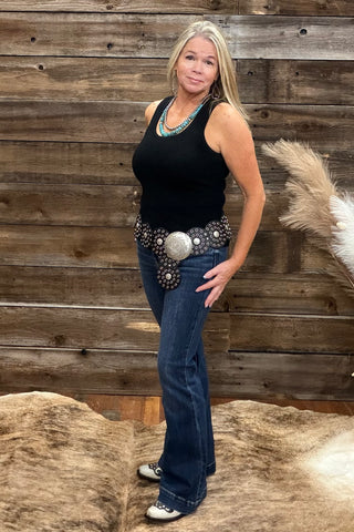 The Neutral Standard Tank Heathered Black-Top-Kerisma-Gallop 'n Glitz- Women's Western Wear Boutique, Located in Grants Pass, Oregon