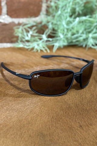 Maui Jim HO'OKIPA Polarized Rimless Lite Matte Black Sunglasses-Sunglasses-Maui Jim-Gallop 'n Glitz- Women's Western Wear Boutique, Located in Grants Pass, Oregon