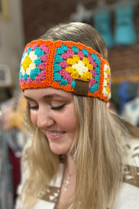 Fuzzy Lined Crochet Head Wrap By C.C Beanie-Beanie/Scarf-C.C. Beanie-Gallop 'n Glitz- Women's Western Wear Boutique, Located in Grants Pass, Oregon