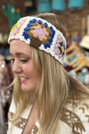 Fuzzy Lined Crochet Head Wrap By C.C Beanie-Beanie/Scarf-C.C. Beanie-Gallop 'n Glitz- Women's Western Wear Boutique, Located in Grants Pass, Oregon