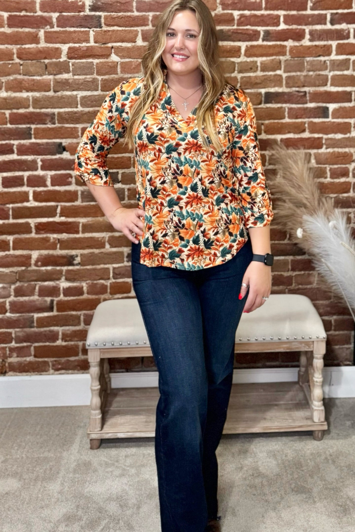 Harvest Trail Long Sleeve Top-Top-Sterling Kreek-Gallop 'n Glitz- Women's Western Wear Boutique, Located in Grants Pass, Oregon