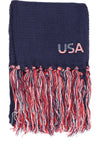 CC USA Scarf with Tassels-Beanie/Scarf-C.C. Beanie-Gallop 'n Glitz- Women's Western Wear Boutique, Located in Grants Pass, Oregon