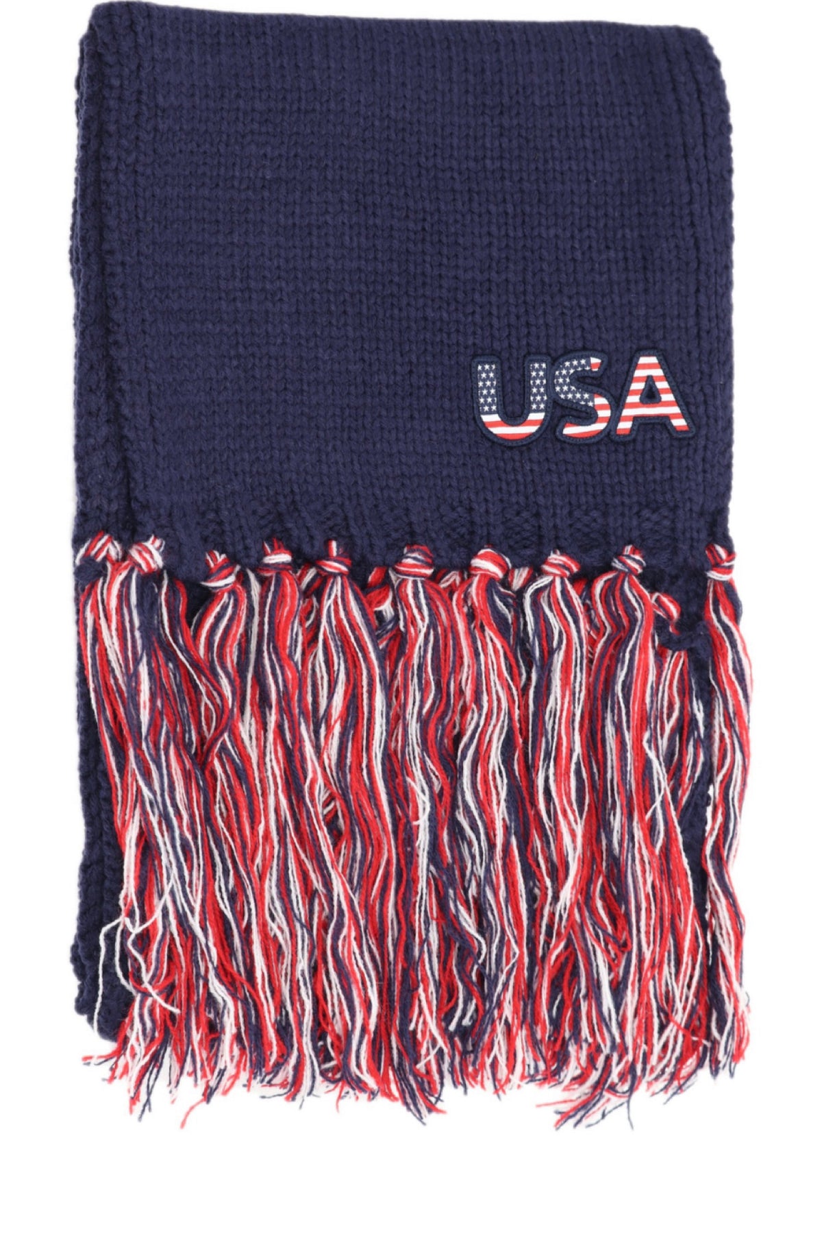 CC USA Scarf with Tassels-Beanie/Scarf-C.C. Beanie-Gallop 'n Glitz- Women's Western Wear Boutique, Located in Grants Pass, Oregon