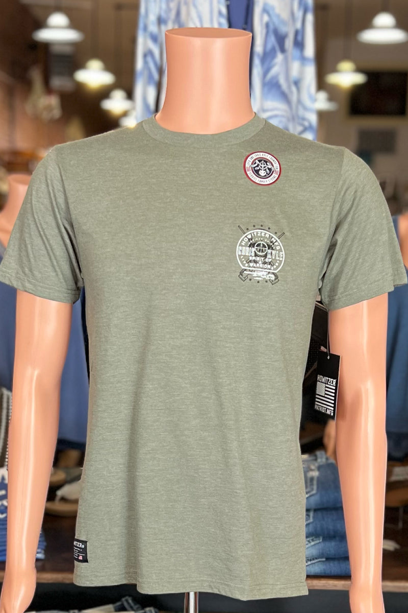 Howitzer Chris Kyle HIDDEN Short Sleeve Shirt-Men's T-Shirt-Howitzer-Gallop 'n Glitz- Women's Western Wear Boutique, Located in Grants Pass, Oregon