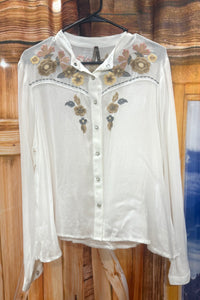 Prairie Bloom Floral Blouse by Stetson-Top-Roper/Stetson-Gallop 'n Glitz- Women's Western Wear Boutique, Located in Grants Pass, Oregon