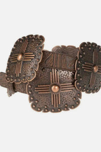 Ladies Angel Ranch Concho Western Belt-Belt-M&F-Gallop 'n Glitz- Women's Western Wear Boutique, Located in Grants Pass, Oregon