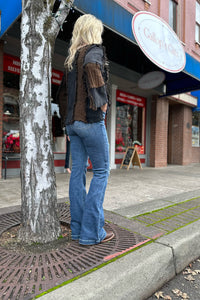 Judy Blue Distressed Trouser Flare Jean-Flare-Judy Blue-Gallop 'n Glitz- Women's Western Wear Boutique, Located in Grants Pass, Oregon