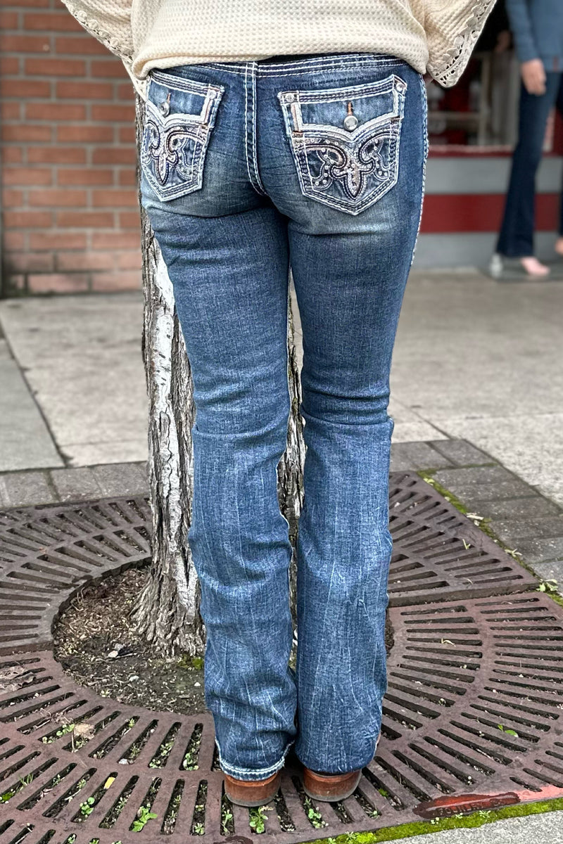 Rock Revival "JISELLE" Bootcut Jean-Bootcut-Rock Revival-Gallop 'n Glitz- Women's Western Wear Boutique, Located in Grants Pass, Oregon