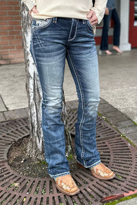 Rock Revival "JISELLE" Bootcut Jean-Bootcut-Rock Revival-Gallop 'n Glitz- Women's Western Wear Boutique, Located in Grants Pass, Oregon