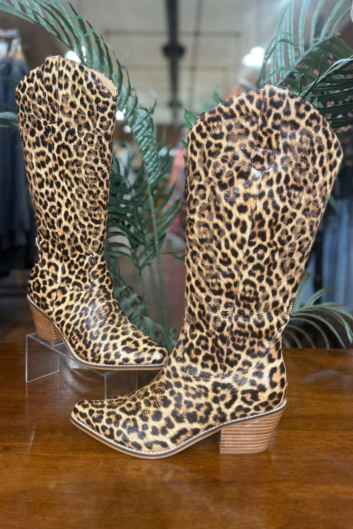 Just In Case Leopard Snip Toe Boot by Corkys-Women's Boot-Corkys-Gallop 'n Glitz- Women's Western Wear Boutique, Located in Grants Pass, Oregon