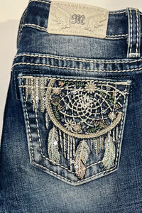 Miss Me Girls "Day Dreaming" Bootcut Jean-Kids Bootcut-Miss Me-Gallop 'n Glitz- Women's Western Wear Boutique, Located in Grants Pass, Oregon