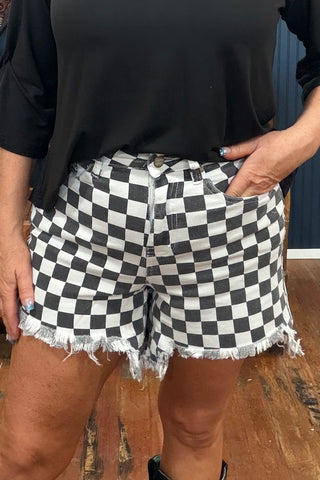 Kreek Denim Shorts-Shorts-Sterling Kreek-Gallop 'n Glitz- Women's Western Wear Boutique, Located in Grants Pass, Oregon
