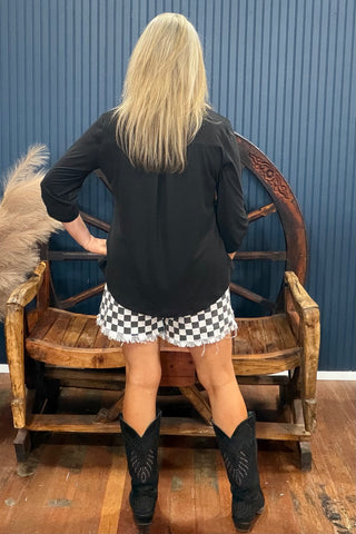 Kreek Denim Shorts-Shorts-Sterling Kreek-Gallop 'n Glitz- Women's Western Wear Boutique, Located in Grants Pass, Oregon