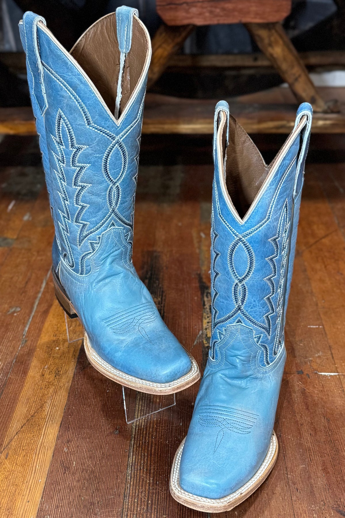 Lt Blue Embroidered Boot by Circle G Boots-Women's Boot-Circle G Boots-Gallop 'n Glitz- Women's Western Wear Boutique, Located in Grants Pass, Oregon