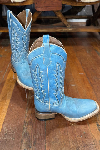Lt Blue Embroidered Boot by Circle G Boots-Women's Boot-Circle G Boots-Gallop 'n Glitz- Women's Western Wear Boutique, Located in Grants Pass, Oregon