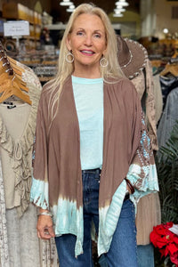 The Turquoise Trails Kimono-Door Buster-Gallop 'n Glitz-Gallop 'n Glitz- Women's Western Wear Boutique, Located in Grants Pass, Oregon