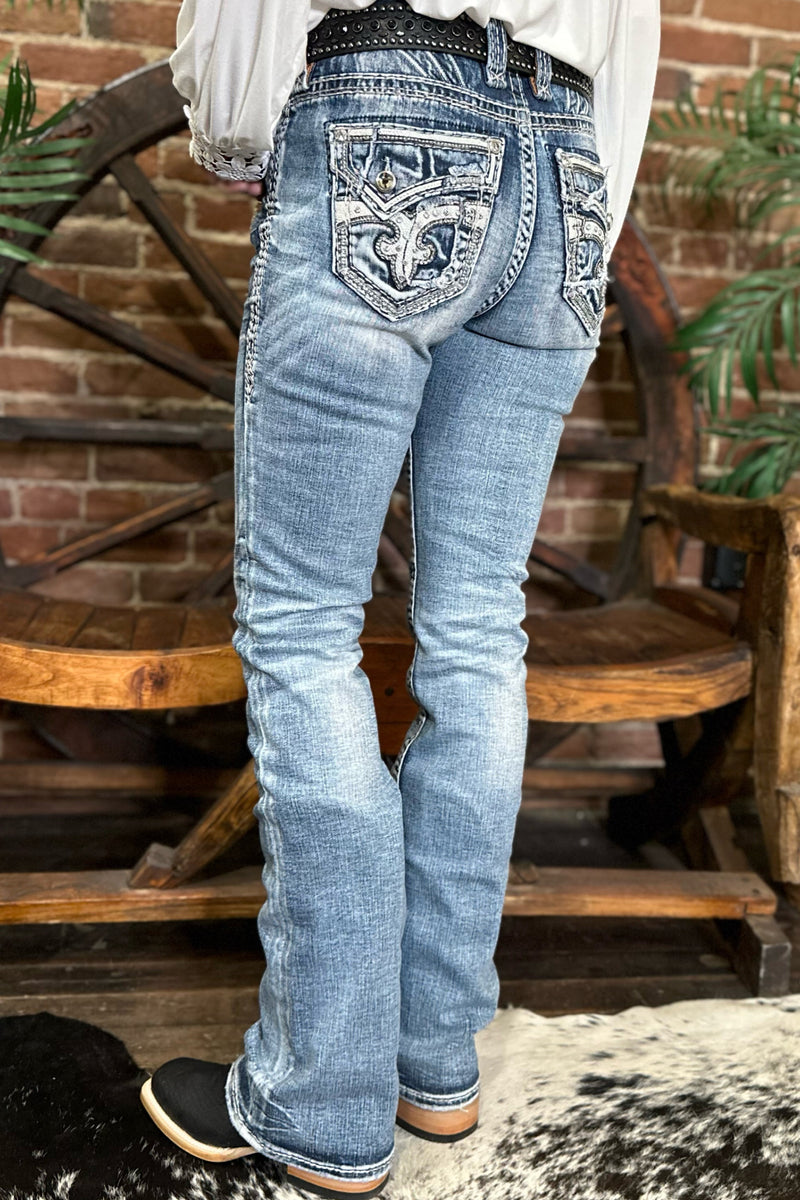 Rock Revival "LYLA" Bootcut Jean-Bootcut-Rock Revival-Gallop 'n Glitz- Women's Western Wear Boutique, Located in Grants Pass, Oregon