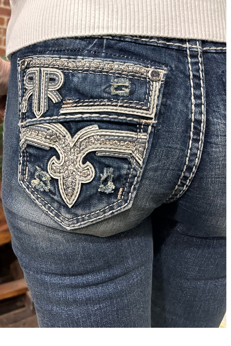 Rock Revival "LEILA" Bootcut Jean-Bootcut-Rock Revival-Gallop 'n Glitz- Women's Western Wear Boutique, Located in Grants Pass, Oregon