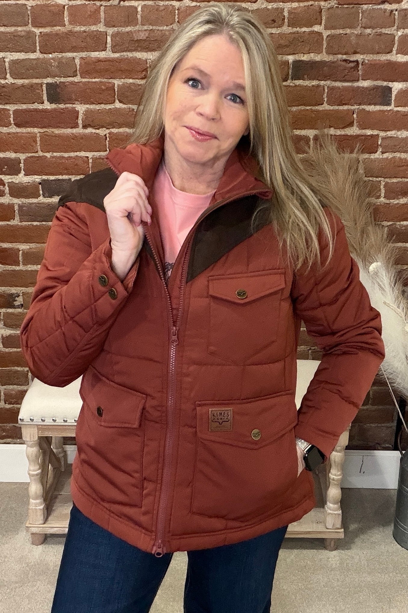 Lenora Puffer Jacket by Kimes Ranch-Jacket-Kimes-Gallop 'n Glitz- Women's Western Wear Boutique, Located in Grants Pass, Oregon