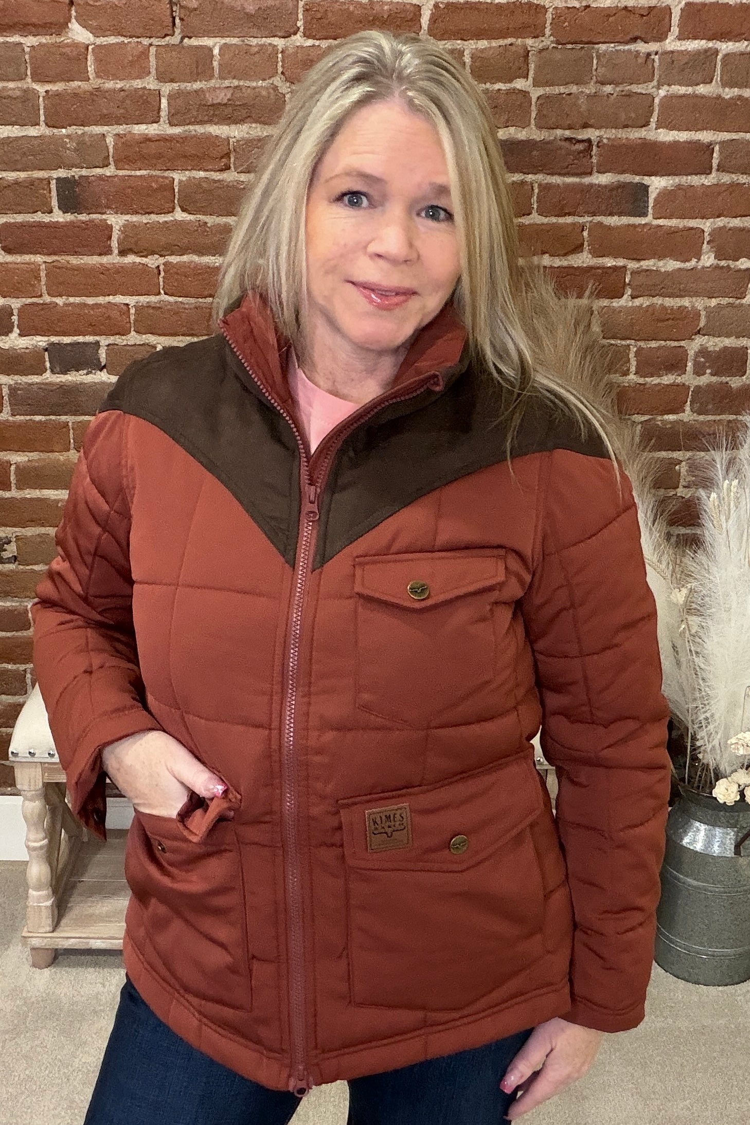 Lenora Puffer Jacket by Kimes Ranch-Jacket-Kimes-Gallop 'n Glitz- Women's Western Wear Boutique, Located in Grants Pass, Oregon